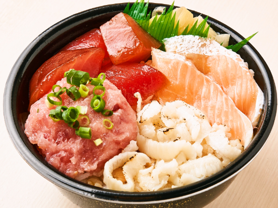 ねぎとろ/トロサーモン/炙り縁側/漬けまぐろ