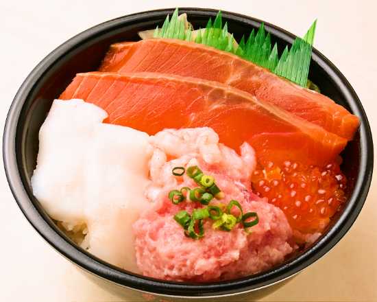 サーモン/いか/ねぎとろ/甘えび/いくら