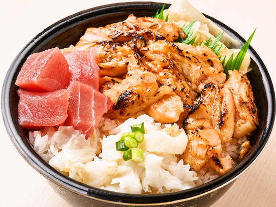 焦がしバター醤油サーモン/縁側/まぐろぶつ