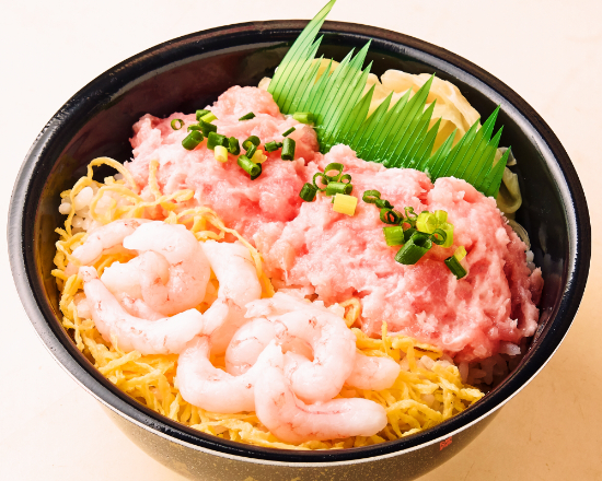 ねぎとろ/甘えび/錦糸卵