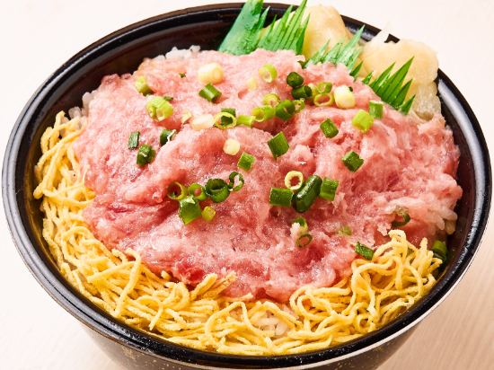 ねぎとろ/錦糸卵